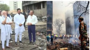 242 यात्रियों में इकलौते जिंदा; विमान हादसे में चमत्कारिक रूप से बच गए;PM ने ज़मीनी स्थिति का आकलन किया।